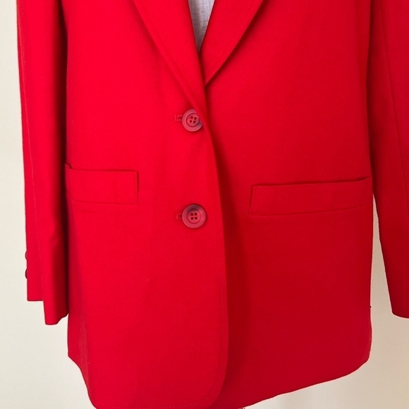 Vintage Pendleton 100% Wool Red Blazer - Picture 8 of 8
